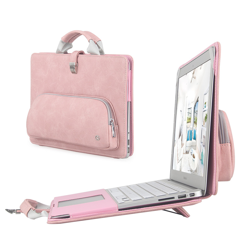 KINGNOBLE Bracket Cooling Protective Sleeve Laptop Case Female Suitable for Huawei MateBook X13 Inch Leather Case Glory Magicbook14 Laptop Case D15 6