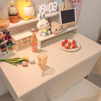 Fleece cloth tablecloth ins style girl heart internet celebrity dormitory photo decoration background cloth student desk cloth coffee table cover scarf