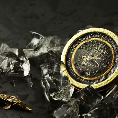 Kavia Siberian Sturgeon Roe Sauce 10g Ready-to-eat caviar Black caviar roe sauce Sushi cooking ingredients