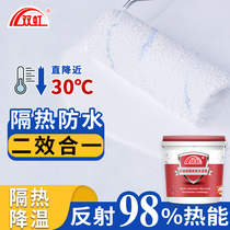 Thermal insulation coating anti-radiation roof cooling material roof floor exterior wall metal iron room waterproofing renovation and anti-corrosion