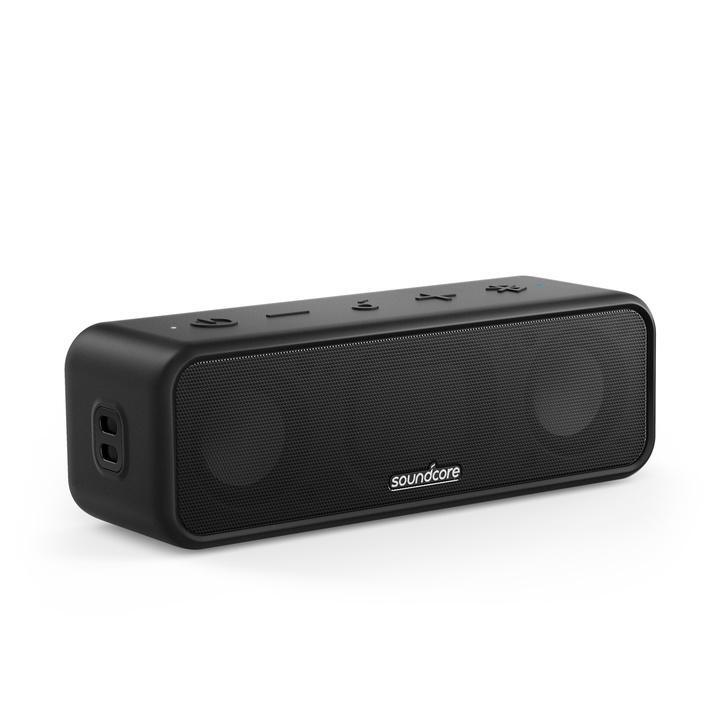 Anker Soundcore 3 Portable 24-Hour Playback Waterproof Heavy Bass Stereo Dual Speaker Bluetooth Speaker