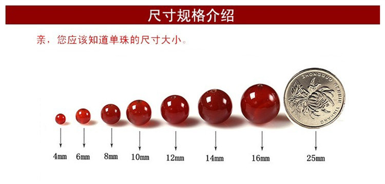 DIY аксессуары 战国红玛瑙桶珠腰珠顶珠 天然南红玛瑙路路通背云隔珠散珠子 OTHER