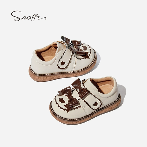 Детские туфли, дышащая обувь для кожаной обуви для раннего возраста, мягкая подошва