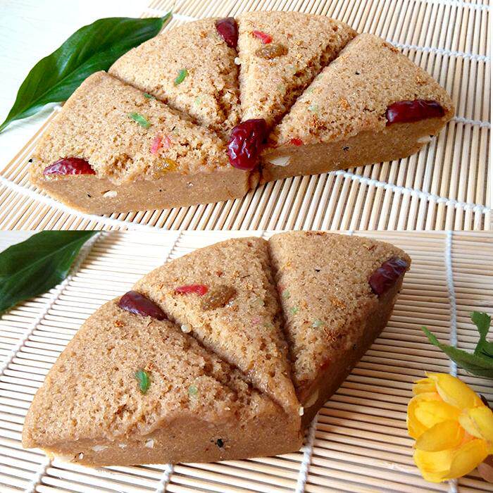 Wenzhou Special Produce Traditional Handmade Red Sugar Red Date Pine Pastry Rice Cake Rice Cake Steamed Rice Cake Steamed Pastry Rice Cake 750 gr