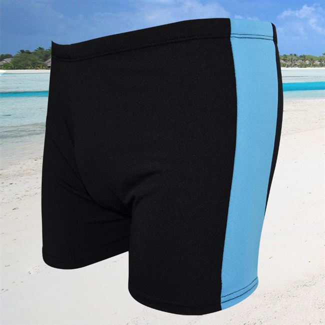 Quần bơi học sinh quần thể thao boxer nam thoải mái cộng với quần bơi cỡ lớn 80-300 kg áo tắm rộng rãi sexy - Nam bơi đầm