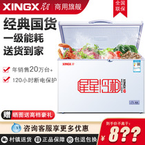 XINGX Stars BD BC-219E 305E Freezer Large Freezer Horizontal Single Warm Frozen Strap Lock Commercial Top Open