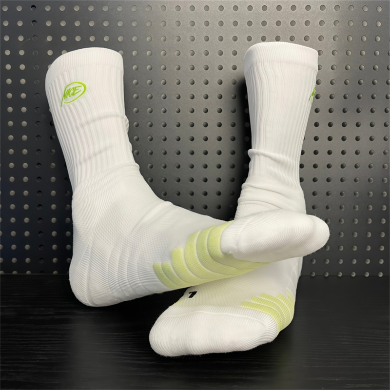 Nlce Basketball Socks Professional Summer American Elite Men's Long Tube Towel Bottom Non-Slip Sweat-Absorbent Breathable Sports Socks