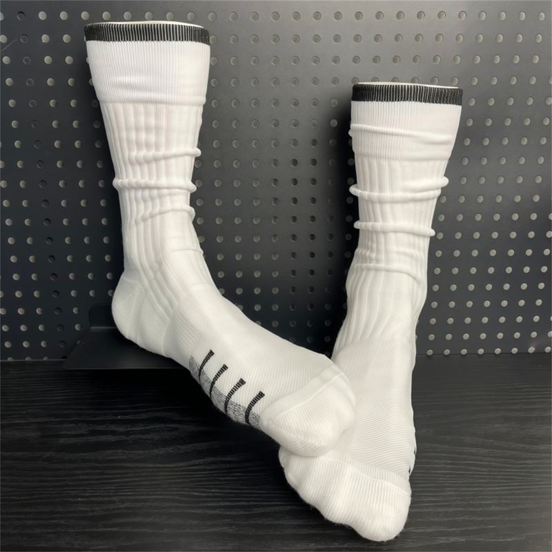 Uzi Basketball Socks Professional Elite Practical Men's Long Socks Thickened Towel Bottom Non-Slip Sweat-Absorbent Breathable Sports Socks