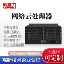 Kewei network cloud splicing processor Distributed signal video surveillance decoding visual management platform