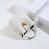 Вместительная и большая модная сумка через плечо на одно плечо, изысканный стиль, из натуральной кожи, коллекция 2023