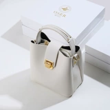 Вместительная и большая модная сумка через плечо на одно плечо, изысканный стиль, из натуральной кожи, коллекция 2023