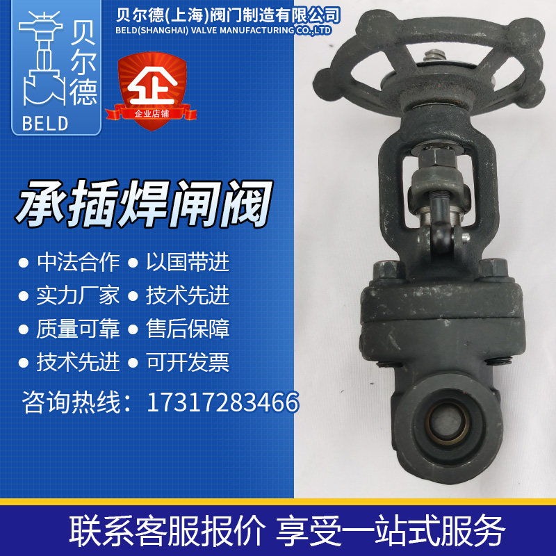 Forged Steel Wire Welding Gate Valve Z11H Z61H Y-16C 25C 40C 800LBAmerican Socket Welding