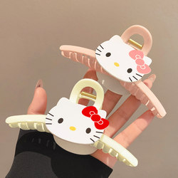 cute Cartoon Kitty Cat Claw Clip for Women 2025 New arrival Fancy Shark Clip Back of Head Hairpin Hair Accessory