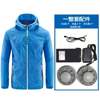 Синий вентилятор, батарея