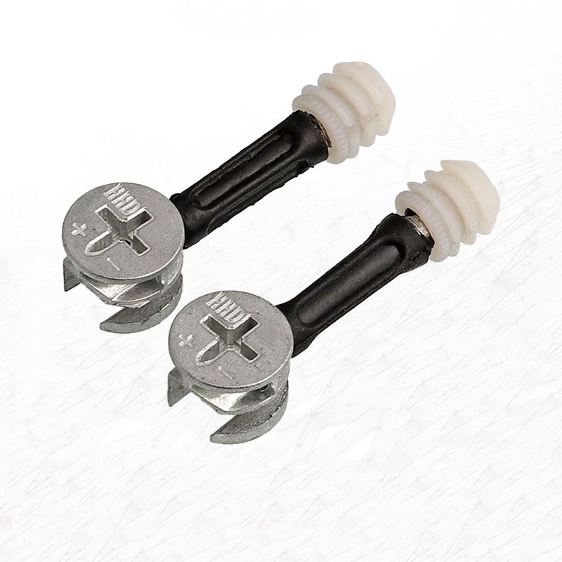 Panel furniture assembly three-in-one connector clothing integral cabinet bed fastener screw eccentric wheel nut internal and external accessories