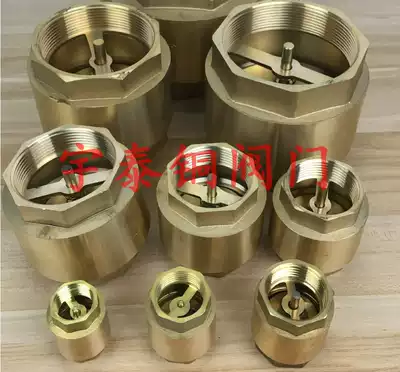 LK full copper copper core vertical check valve 4 minutes 6 minutes 1 inch 2 inch 3-4 inch internal thread thread tap water check valve