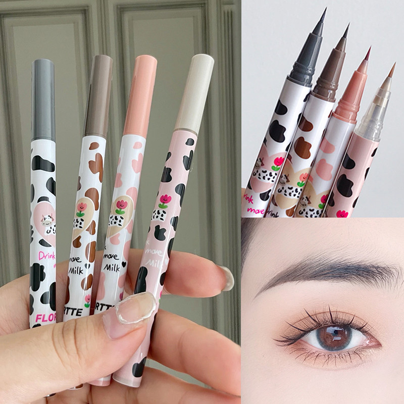 FLORTTE Flower Lolia Lying Silkworm Pen Flower Lolia Eyeliner Liquid Pen Very Fine Waterproof Not Smudged Shadow Gel Pen