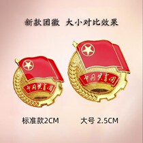Chinese group emblem Communist Youth League students with standard type 2020 magnet member insignia with large number of brooch and chest-badge butterfly buckle