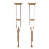 Двойные костыли с регулируемой высотой для пожилых людей с ограниченными возможностями, деревянные подмышечные костыли, ходунки, нескользящие костыли, деревянные костыли.