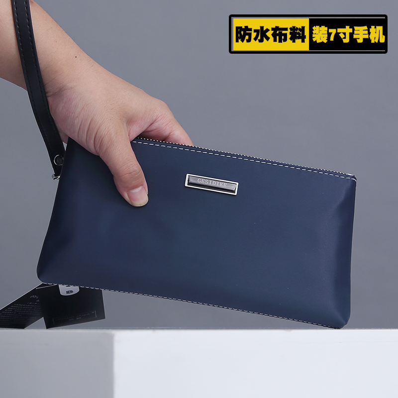 Men's handbag Handbags Handbags Handbags Handbags Handbags Handbags Handbags Long version of Laced Oxford Cloth Canvas Small