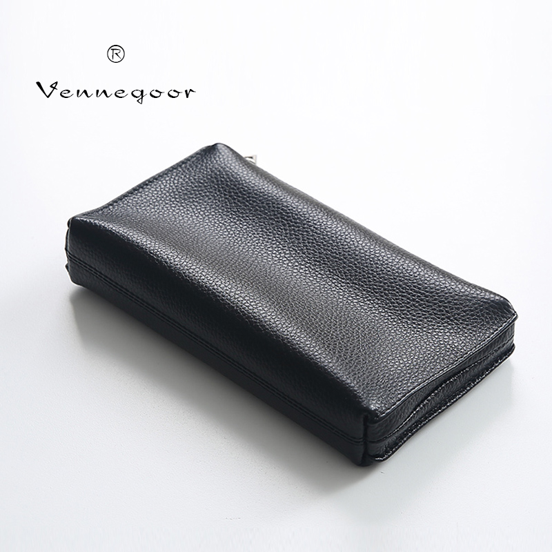 New Head Layer Bull Leather Handbag Men Genuine Leather Handbag Full Leather Small Clip Bag Soft Leather Fashion Phone Wallet Tide