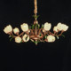 Living Room Lamp, American Retro Light Luxury, Master Bedroom, Elegant Dining Room Lamp, Artistic, Durable, Pastoral, Simple, Medieval Palace Chandelier