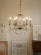 All-Copper Minimalist Living Room Chandelier, Crystal Light Luxury Art, American-Style Dining Room Lamp, Grand Villa, Mid-Century French Bedroom Lamp