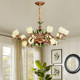 Living Room Lamp, American Retro Light Luxury, Master Bedroom, Elegant Dining Room Lamp, Artistic, Durable, Pastoral, Simple, Medieval Palace Chandelier