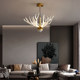 Restaurant American Lamp Post-Modern Light Luxury Chandelier Bedroom Creative Simple Study House Designer French Iceberg Lamp