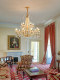 French-Style Open-Air Living Room, Vintage Villa, European-Style Grand Double-Layer Duplex Staircase, American-Style Crystal Chandelier, Engineering Lighting Fixtures