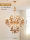 Large Crystal Chandelier with a High-End Feel for Duplexes, Banquet Halls, Hotels, American-Style Villas, Large Living Rooms, and French-Style Staircases