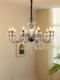 French Crystal Chandelier, Retro Living Room Main Light, French Candle Light, Black High-End Bedroom Dining Room Light