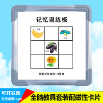 Magnetic Gongplate Whole Brain Development Early Education Teaching Ageing Memory Board Children Right Brain Attention Training Flash Card