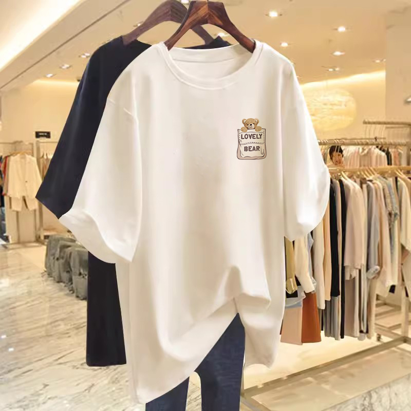 Maternity Tops Summer 2026 New Fashion Loose Large Size Short-Sleeved T-Shirt Women's Summer Wear Mid-Length Style for Pregnancy Wear