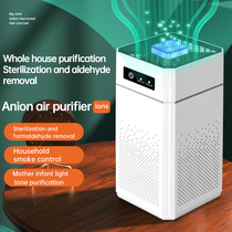 Factory direct sales cross-border air purifier negative ion indoor home dormitory three-in-one desktop air disinfection machine