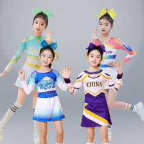 Childrens cheerleading costumes for children on June 1st mens and womens aerobics student sports meeting opening ceremony cheerleading performance costumes