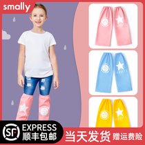 Smally childrens rain pants cover legs waterproof boy and girl raincoat Waterproof single body easy to wear and take off rain gear
