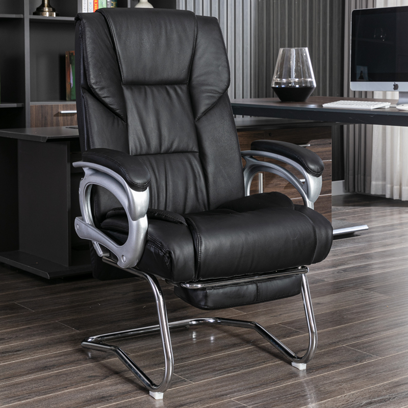 Kelian Bow Chair Computer Chair Home chair Chair Leather Staff Meeting Chair Bookroom Chair Office Chair-Taobao