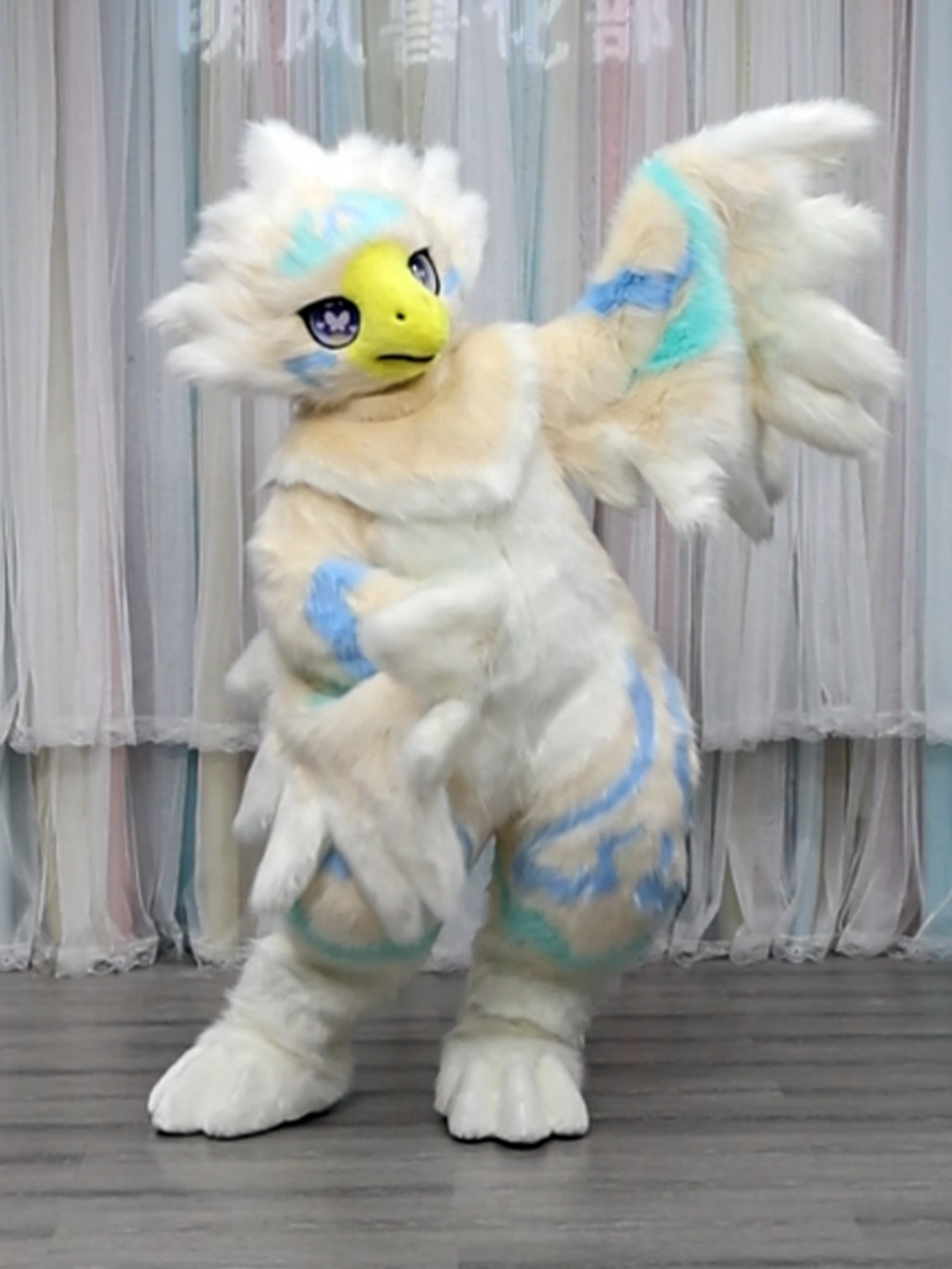 furry福瑞/兽装 日系鸟科全装兽装 成品pla材质可穿戴鸟类fursuit Other