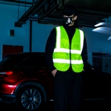 Светоотражающий безопасный жилет, флуоресцентная куртка