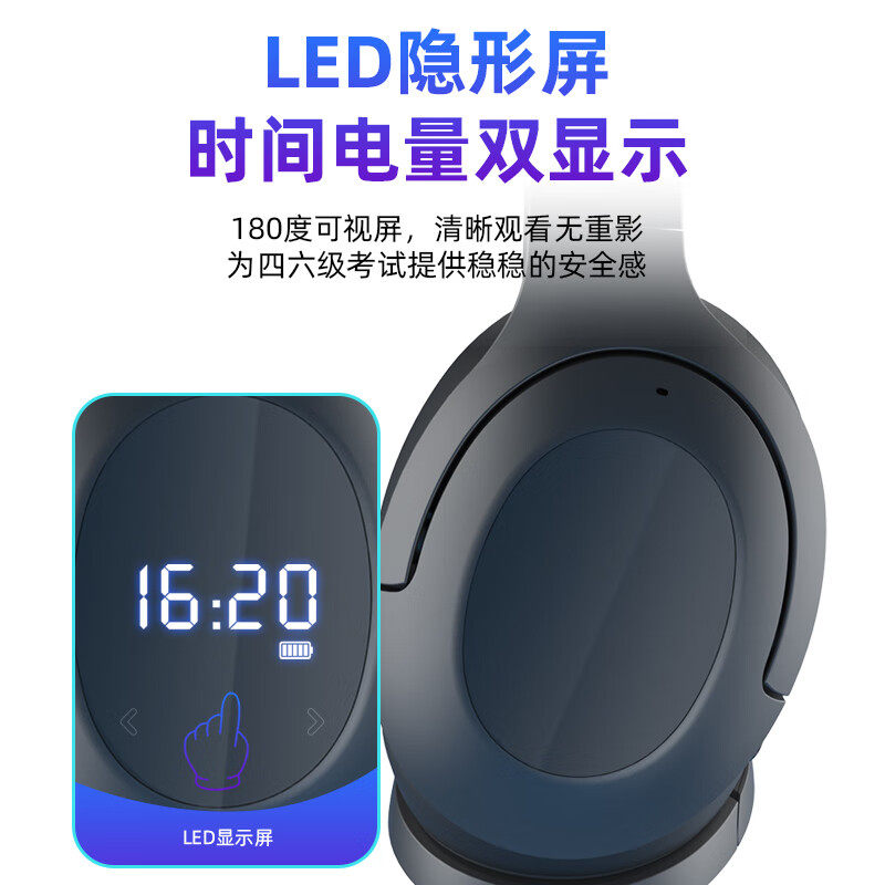 Sobena English Listening Headphones for Cet-4 and Cet-6, Fm Radio, Bluetooth, Special for College Students' Exams