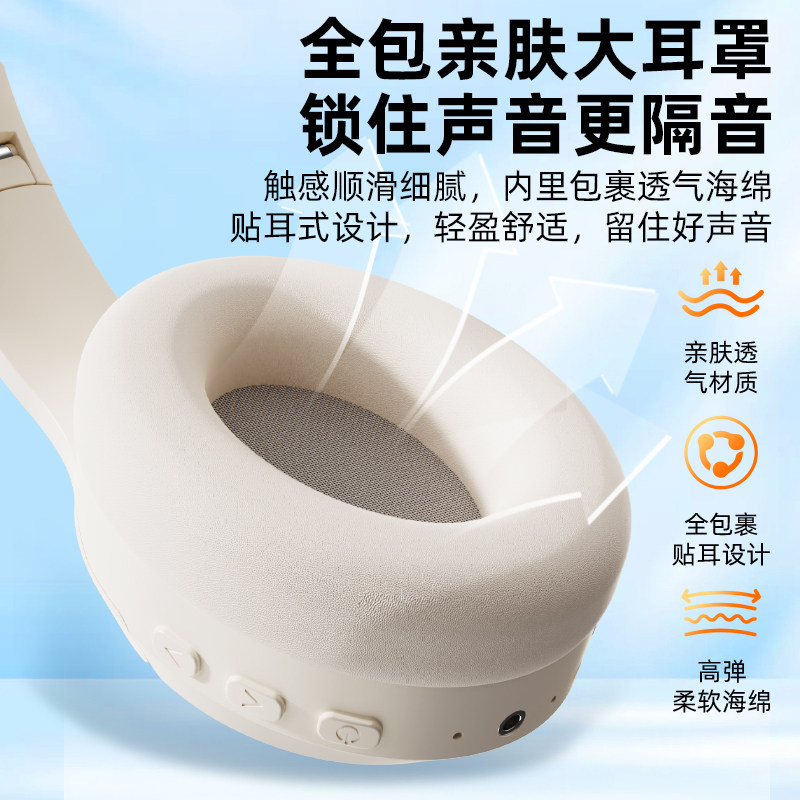 Sobena N8 Over-Ear Headphones for College English Cet-4 and Cet-6 Listening Exams, Specifically for the Cet-4 Exam, with Fm Radio and Bluetooth