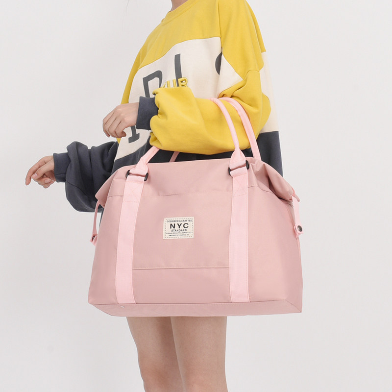 Travel bag ladies large-capacity tote bag light business travel travel bag waterproof ready-to-produce storage bag fitness luggage bag