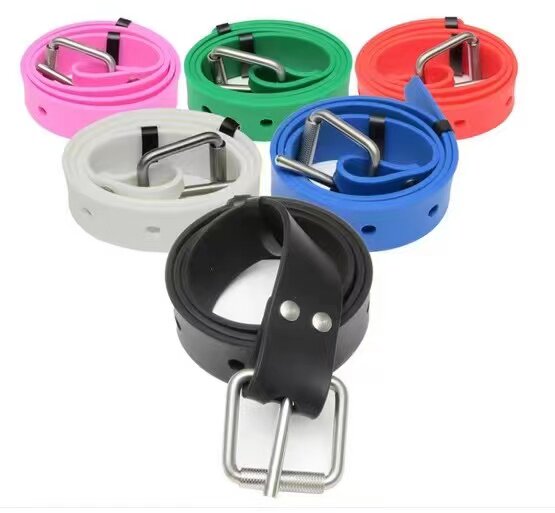 Free diving scuba diving weight belt silicone high elasticity not easy to fall off multicolor 140cm - Taobao