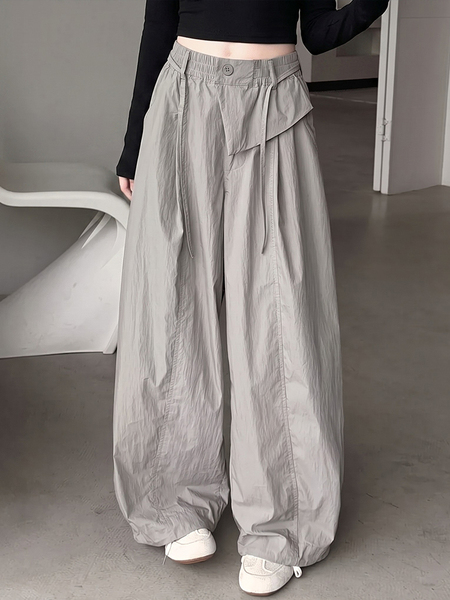 Junior High School Girls' Pants Autumn 2026 New Style Girls' Straight-Leg Workwear Pants Children's Autumn Wide-Leg Pants — 3