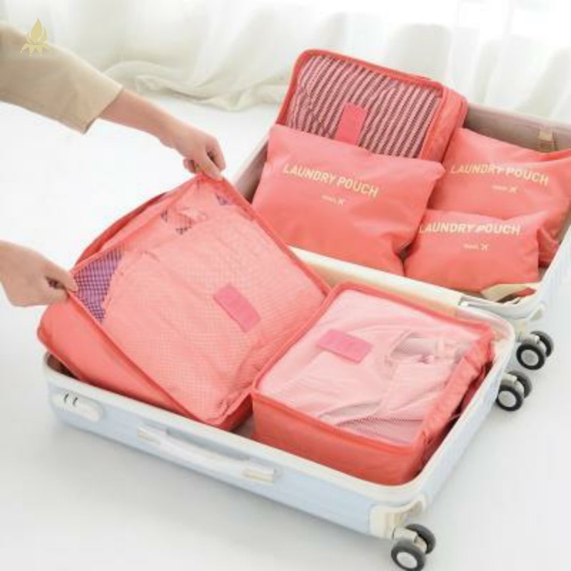 Luggage belt Socks packing separate storage bag Travel finishing bag Korean children's university items girls small 