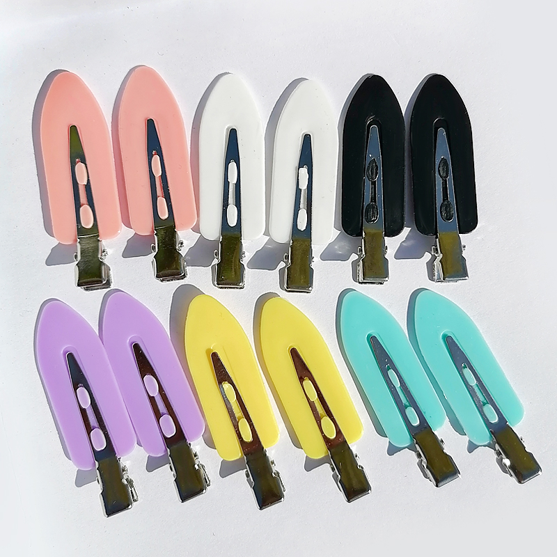 Cream glue hairpin diy material package handmade gift self-made trinkets seamless hairpin duckbill clip edge clip accessories