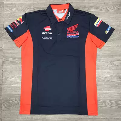 2020 Summer new MOTOGP locomotive riding breathable short sleeve racing T-shirt quick dry car fans team overalls