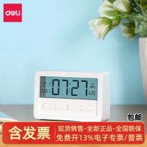 Efficient 8856 electronic clock (white) (only)