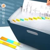 Сумка Deeli Fengqin может настроить студентов -папки с ручной лаптиной с многослойными прозрачными тестовыми документами для организации артефакта с большим количеством средней школы.